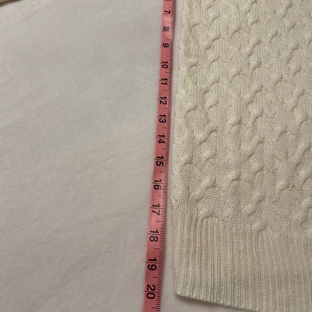 Cream Cowl Neck Sweater - Picture 7 of 9